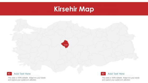 Kirsehir Map PowerPoint Presentation PPT Template PDF