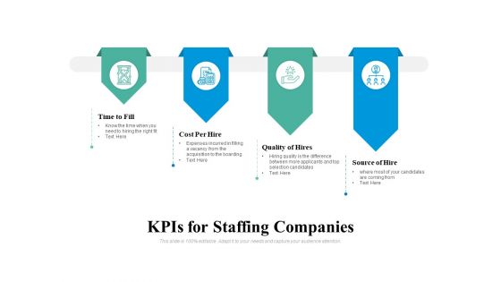 Kpis For Staffing Companies Ppt PowerPoint Presentation Outline Graphics Tutorials