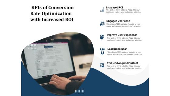 Kpis Of Conversion Rate Optimization With Increased Roi Ppt PowerPoint Presentation File Smartart PDF