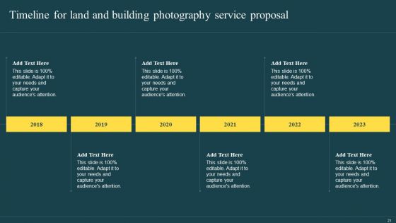 Land And Building Photography Service Proposal Ppt PowerPoint Presentation Complete Deck With Slides