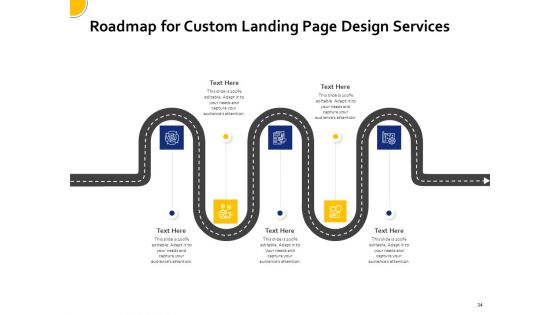 Landing Page Design And Optimization Proposal Template Ppt PowerPoint Presentation Complete Deck With Slides
