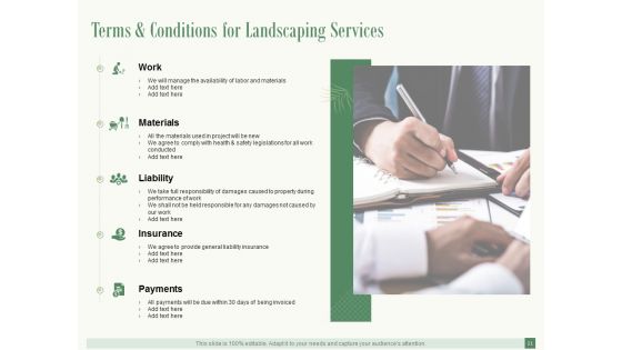 Landscaping Proposal Template Ppt PowerPoint Presentation Complete Deck With Slides