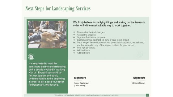 Landscaping Proposal Template Ppt PowerPoint Presentation Complete Deck With Slides