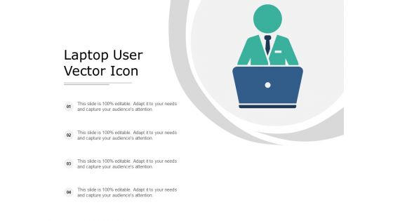 Laptop User Vector Icon Ppt PowerPoint Presentation Model Mockup