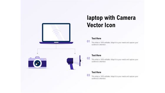 Laptop With Camera Vector Icon Ppt PowerPoint Presentation Slides Introduction