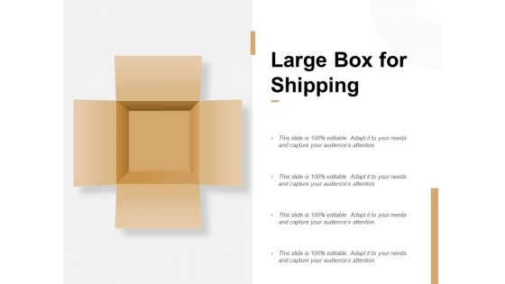 Large Box For Shipping Ppt PowerPoint Presentation Professional Portfolio Large Box For Shipping Ppt PowerPoint Presentation Professional Portfolio