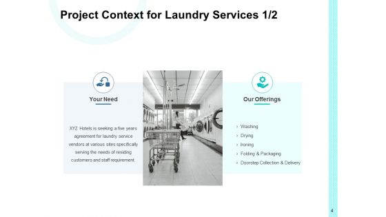 Laundry Service Proposal Ppt PowerPoint Presentation Complete Deck With Slides