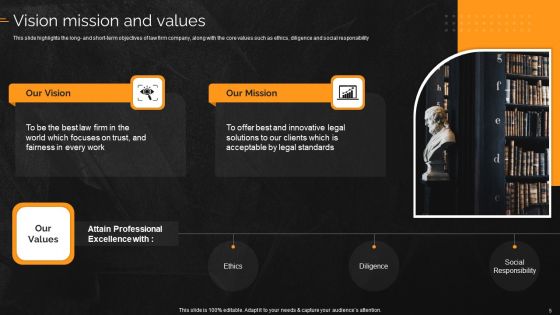 Law And Enforcement Company Profile Ppt PowerPoint Presentation Complete With Slides