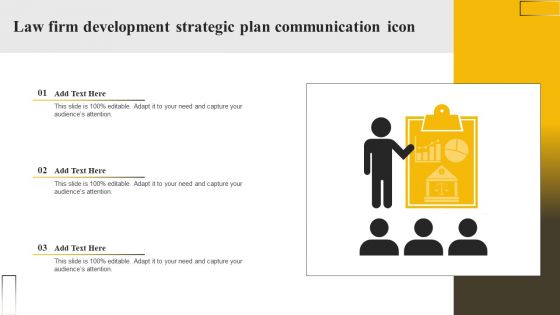 Law Firm Development Strategic Plan Communication Icon Icons PDF Law Firm Development Strategic Plan Communication Icon Icons PDF