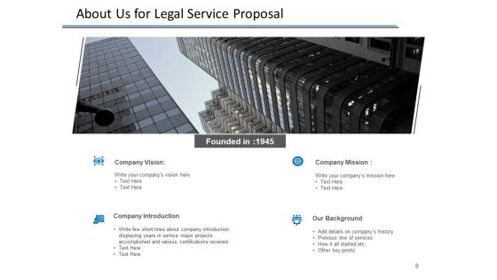 Law Firm Service Proposal Ppt PowerPoint Presentation Complete Deck With Slides