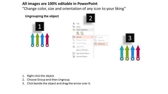 Layout Of Arrows Infographic Powerpoint Templates