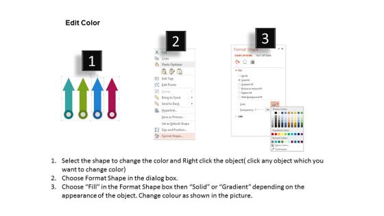 Layout Of Arrows Infographic Powerpoint Templates