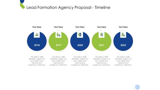Lead Formation Agency Proposal Timeline Ppt Icon Infographics PDF