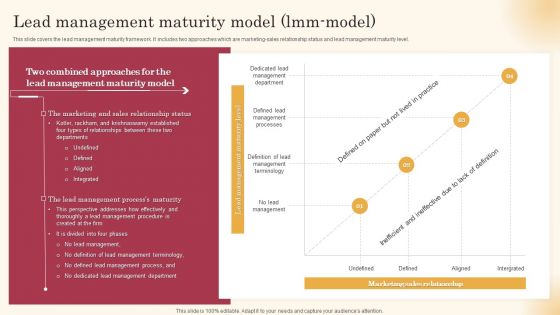 Lead Management Maturity Model LMM Model Improving Lead Generation Process Demonstration PDF Lead Management Maturity Model LMM Model Improving Lead Generation Process Demonstration PDF