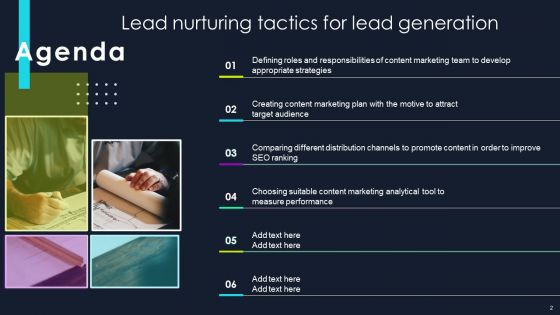 Lead Nurturing Tactics For Lead Generation Ppt PowerPoint Presentation Complete Deck With Slides