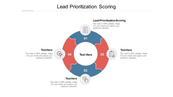 Lead Prioritization Scoring Ppt PowerPoint Presentation Background  Cpb
