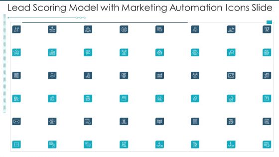 Lead Scoring Model With Marketing Automation Icons Slide Infographics PDF