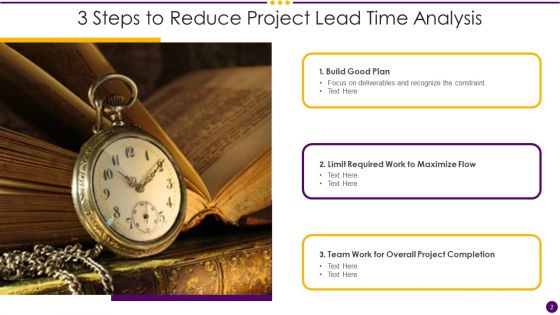 Lead Time Analysis Ppt PowerPoint Presentation Complete Deck With Slides
