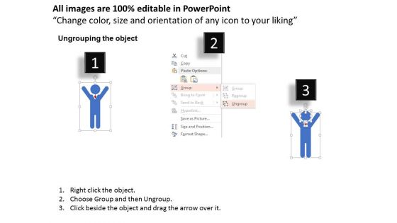Leader With Leadership Skill And Different Idea Powerpoint Template