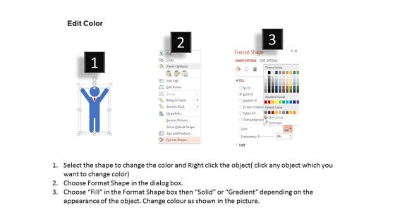 Leader With Leadership Skill And Different Idea Powerpoint Template
