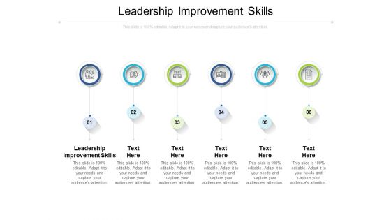 Leadership Improvement Skills Ppt PowerPoint Presentation Show Example Cpb Pdf