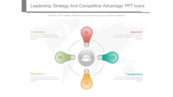 Leadership Strategy And Competitive Advantage Ppt Icons