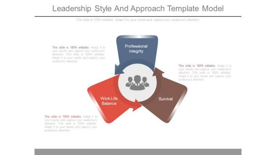 Leadership Style And Approach Template Model