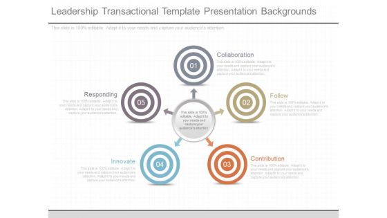 Leadership Transactional Template Presentation Backgrounds