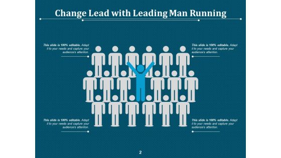 Leading Change For Business Silhouette Allows Ppt PowerPoint Presentation Complete Deck
