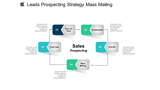 Leads Prospecting Strategy Mass Mailing Ppt PowerPoint Presentation Model Portrait