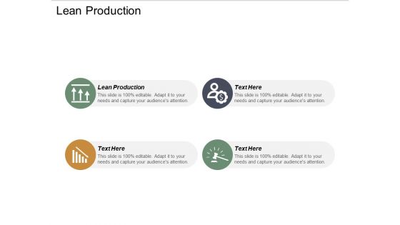 Lean Production Ppt PowerPoint Presentation Infographics Demonstration Cpb