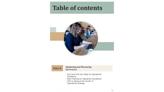 Lean Six Sigma Playbook For Continual Operational Enhancement Template
