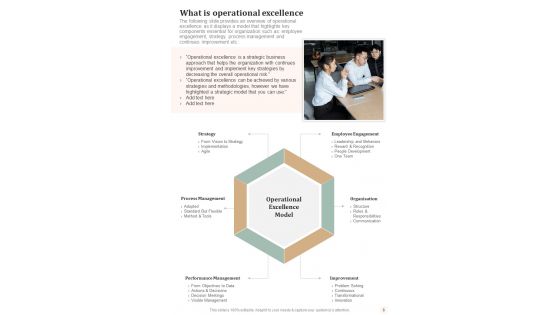 Lean Six Sigma Playbook For Continual Operational Enhancement Template