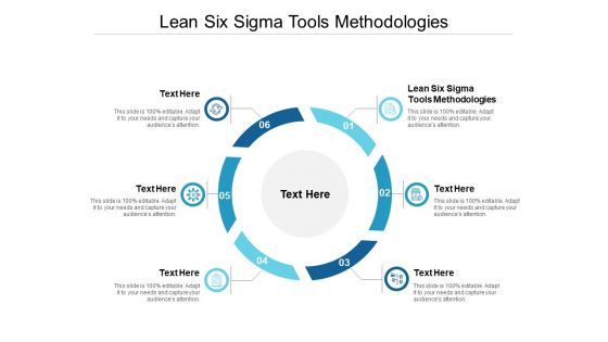 Lean Six Sigma Tools Methodologies Ppt PowerPoint Presentation Infographics Background Image Cpb