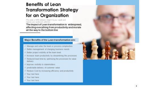 Lean Transition Success Vision Ppt PowerPoint Presentation Complete Deck