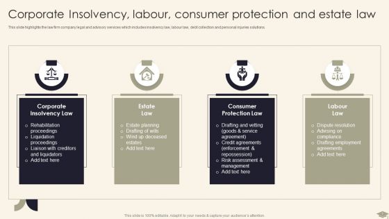 Legal Advisory Company Description Ppt PowerPoint Presentation Complete Deck With Slides