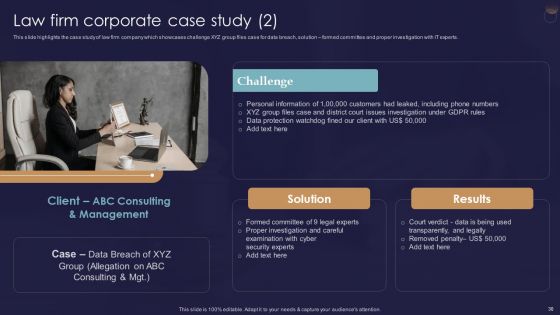 Legal And Law Assistance LLP Business Profile Ppt PowerPoint Presentation Complete Deck With Slides