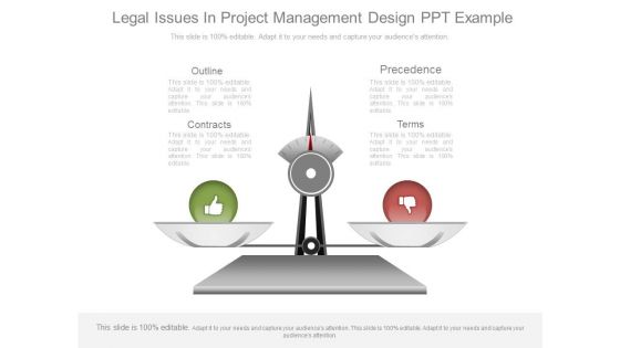 Legal Issues In Project Management Design Ppt Example