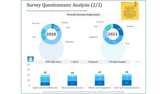 Leveraged Client Engagement Survey Questionnaire Analysis Good Introduction PDF