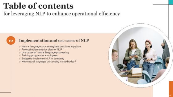 Leveraging NLP To Enhance Operational Efficiency Ppt PowerPoint Presentation Complete Deck With Slides