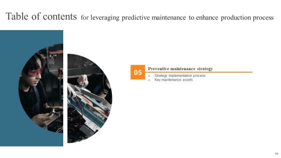 Leveraging Predictive Maintenance To Enhance Production Process Ppt PowerPoint Presentation Complete Deck With Slides
