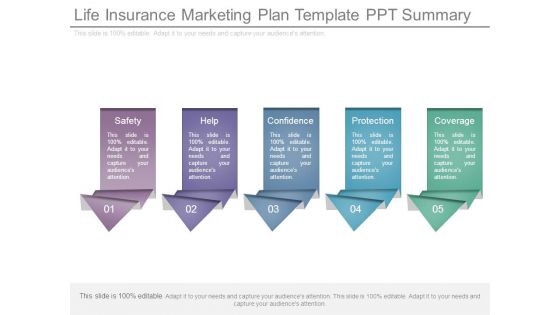 Life Insurance Marketing Plan Template Ppt Summary