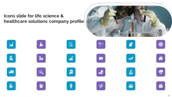 Life Science And Healthcare Solutions Company Profile Ppt PowerPoint Presentation Complete Deck With Slides