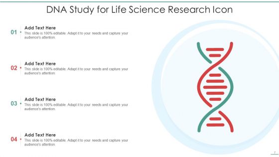 Life Science Icon Ppt PowerPoint Presentation Complete Deck With Slides