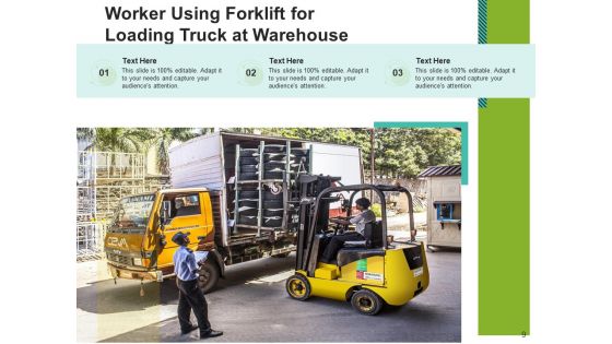 Lift Truck Person Operating Ppt PowerPoint Presentation Complete Deck