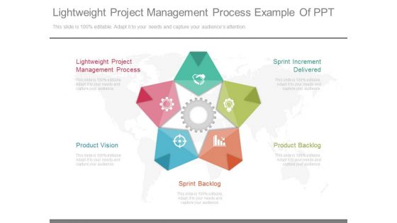 Lightweight Project Management Process Example Of Ppt
