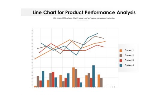 Line Chart For Product Performance Analysis Ppt PowerPoint Presentation Portfolio Portrait PDF