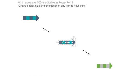 Linear Arrow For Management Development Steps Powerpoint Template