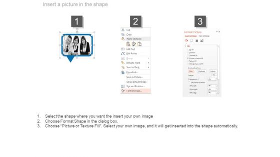 Linear Arrow Timeline With Photos Powerpoint Slides