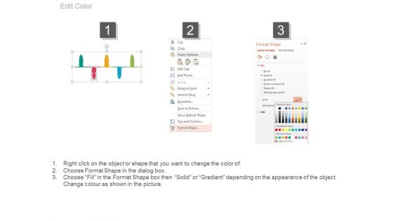 Linear Arrows Year Based Timeline For Business Powerpoint Slides